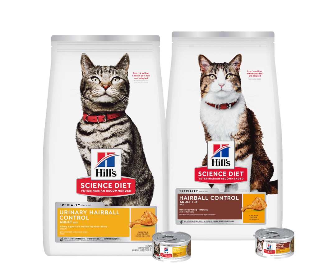 Science light and perfect weight cat food