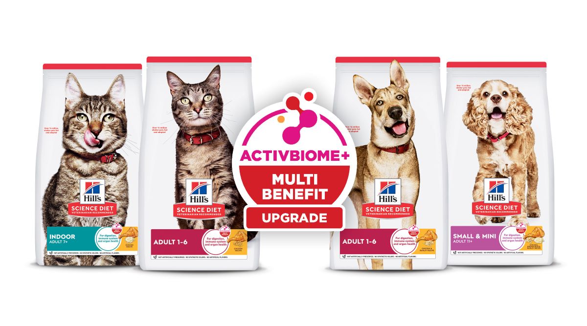 Hill's Pet Nutrition Activbiome + multi benefit upgrade